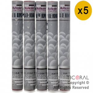 BENGALA DE HUMO BLANCO CADENACI MULTICOLOR x 5 UNIDADES